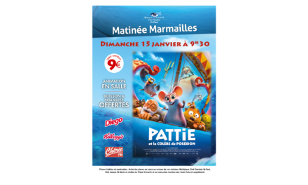 MATINÉE MARMAILLES DU 15 JANVIER : PATTIE !