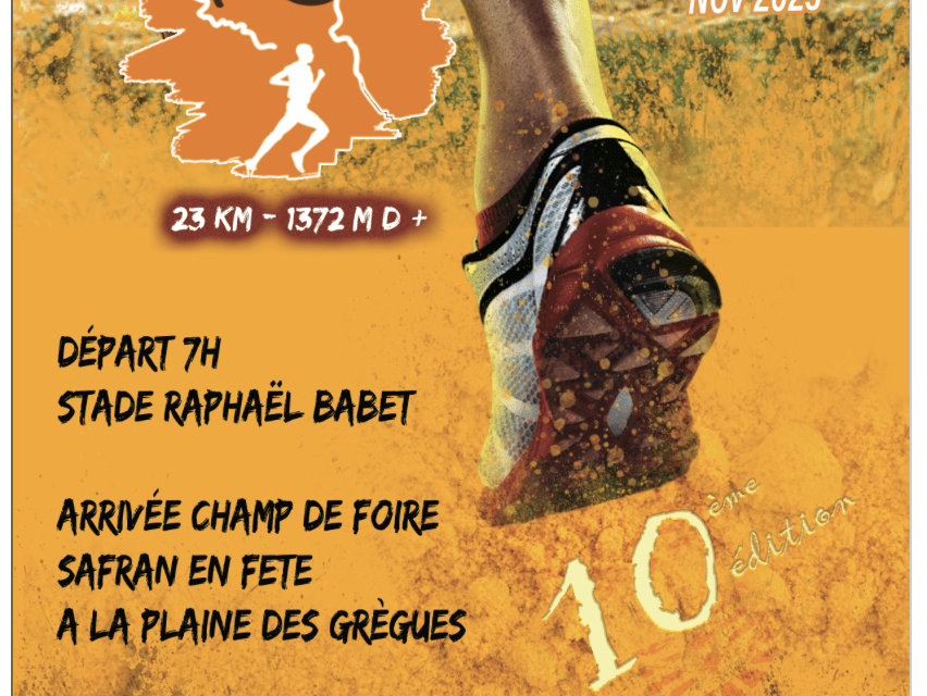 Tentez de gagner votre dossard pour Le TRAIL CURCUMA