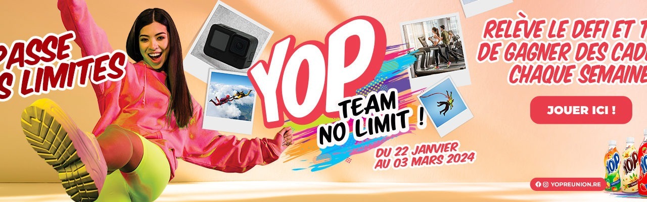 YOP TEAM No Limit : L’Activation Yop à ne pas Manquer du 22/01 au 3/03